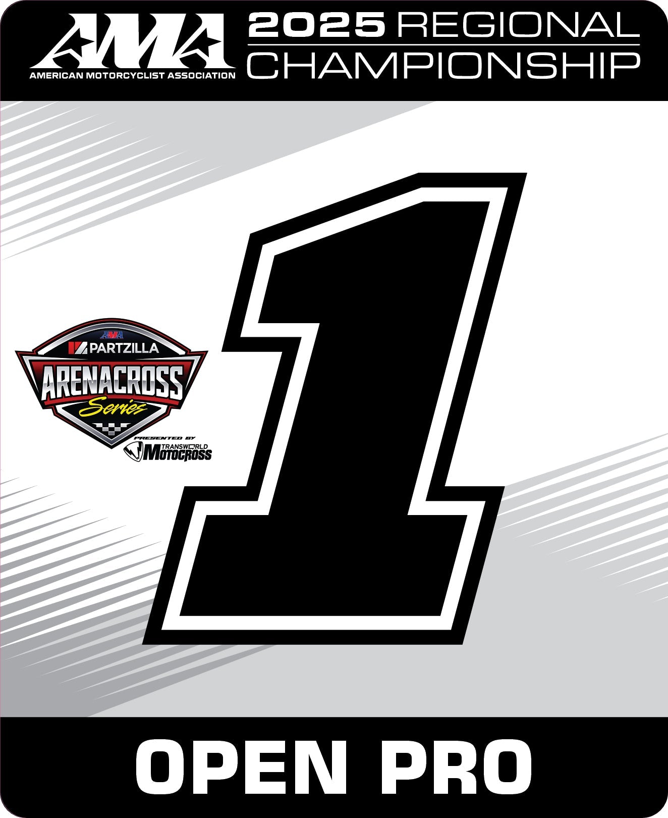 AMA Awards East Coast #1 Plates to Partzilla Arenacross